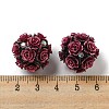 Acrylic Handmade Polymer Clay Rhinestone Beads FIND-Z036-01A-4