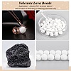 Synthetic Lava Rock Beads Strands X-G-S247-8mm-08-1-5