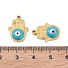 Ion Plating(IP) 316 Stainless Steel Enamel Pendants STAS-U014-72G-02-3