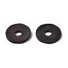 Flat Round Handmade Polymer Clay Beads CLAY-R067-12mm-38-6