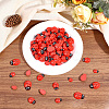120Pcs 4 Styles Opaque Resin Cabochons CRES-PA0001-03-4