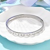 304 Stainless Steel Rhinestone Bangles for Women BJEW-Z092-13P-2