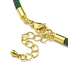 Nylon Cords Bracelet Makings Fit for Connector Charms AJEW-P116-02G-08-3