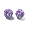 Acrylic Rhinestone Ball Beads OACR-A035-01M-2