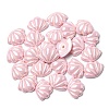 Opaque Resin Shell Shaped Beads RESI-F043-01-3