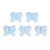 Transparent Spray Painted Glass Beads GLAA-N035-025-C03-1