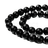 Natural Black Agate Beads Strands G-D543-10mm-3