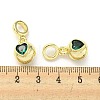 Brass with Cubic Zirconia Pendants FIND-Z023-20B-3