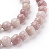 Natural Rhodonite Beads Strands X-G-G099-8mm-33-3