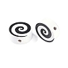 Halloween wood beads WOOD-S064-01D-2