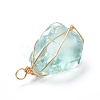 Natural & Synthetic Gemstone Pendants PALLOY-JF00908-6