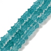 Dyed Natural Amazonite Beads Strands G-G085-B30-01-1