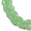 Electroplate Imitation Jade Glass Beads Strands EGLA-N013-J6mm-D04-3