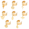 304 Stainless Steel Open Cuff Rings RJEW-UN00020-1