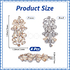 4Pcs Glass Clothing Patches PATC-CY0001-48B-2