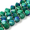 Natural Quartz Dyed Beads Strands G-U023-A02-03-2