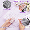 Plastic Mesh Canvas Sheets DIY-WH0387-14-3