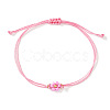 Adjustable Glass Seed Bead Link Bracelets DH6590-10-1