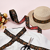 16.5Yards Ethnic Style Polyester Embroidery Flower Ribbon OCOR-GA0002-79-4