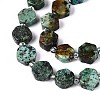 Natural African Turquoise(Jasper) Beads Strands G-P534-A26-01-3