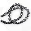 Non-magnetic Synthetic Hematite Beads Strands G-R260-35-2