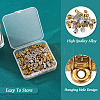 100Pcs 20 Style Tibetan Style Alloy Tube Bails TIBEB-TA0001-27-6