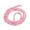 Natural Madagascar Rose Quartz Beads Strands G-B088-C09-03-3