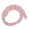 Gold Sand Lampwork Beads Strands LAMP-P069-02A-01-4