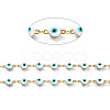 Handmade Enamel Link Chains STAS-I154-02G-1