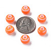 Opaque Striped Acrylic Beads MACR-S373-27D-04-4
