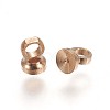 Brass Bead Cap Pendant Bails KK-F792-06LG-2