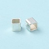 925 Sterling Silver Tube Beads STER-P053-07B-S-3