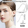 200Pcs 304 Stainless Steel Earring Hooks STAS-BBC0004-18P-2