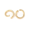 Brass Open Jump Rings KK-G604-08G-12-2