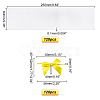 240Pcs 2 Style Polyester Packaging Ribbon Bowknots AJEW-PH0003-60-5