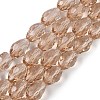 Transparent Glass Beads Strands EGLA-N013-T10mm-D23-1