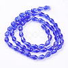 Glass Beads Strands X-GLAA-R024-11x8mm-3-3