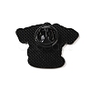Black Zinc Alloy Brooches JEWB-E037-03EB-03-2