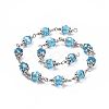 Handmade Glass Beaded Chains AJEW-JB00498-03-2