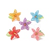 Glass Seed Beaded Pendants PALLOY-MZ01283-1