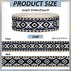 Ethnic Style Polyester Ribbon OCOR-WH0105-092A-2