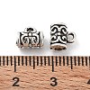 Tibetan Style Alloy Tube Bails FIND-A035-05AS-3