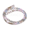 Electroplate Glass Beads Strands EGLA-D030-08A-2