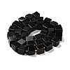 Natural Black Tourmaline Beads Strands G-G053-B08-01-3