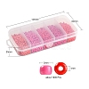1900Pcs 5 Colors Baking Paint Glass Seed Beads SEED-YW0001-76A-6