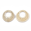 Handmade Reed Cane/Rattan Woven Pendants WOVE-T006-060B-2