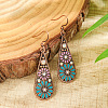 Bohemian Alloy Enamel Dangle Earrings FS-WG2DAA9-09-1