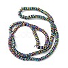 Electroplated Synthetic Non-Magnetic Hematite Beads Strands G-H020-M01-11-2