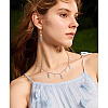 8Pcs 4 Colors Brass Micro Pave Cubic Zirconia Pendants KK-TA0002-18-9