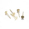 304 Stainless Steel Stud Earring Findings X-STAS-P210-45G-01-1